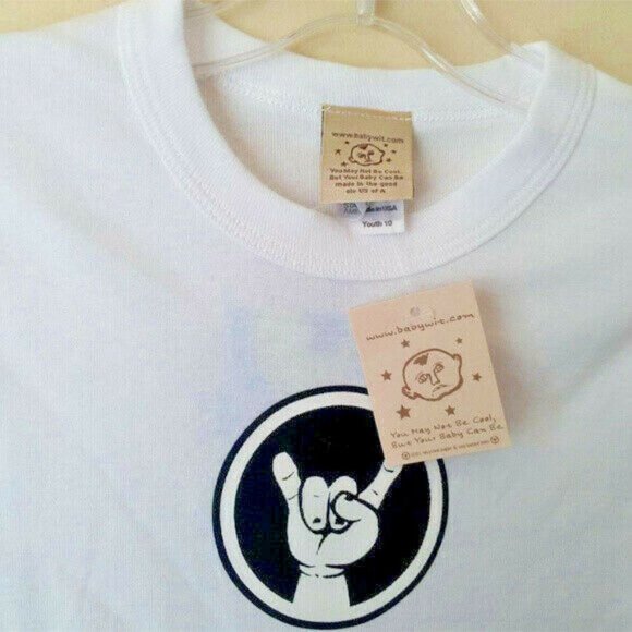 KIDS SHIRT Metal Horns Rocker Hand Youth Sizes NWT - Picture 4 of 8